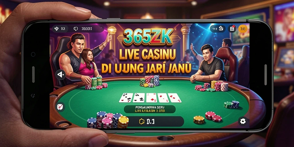 Screenshot gameplay Live Casino 365ZK yang menarik dan interaktif.