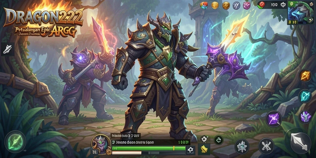 Tampilan gameplay seru di dalam DRAGON222 yang mendebarkan.