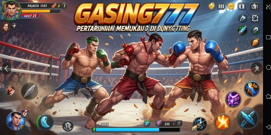 Tampilan aksi seru di GASING777 saat pertarungan terjadi.