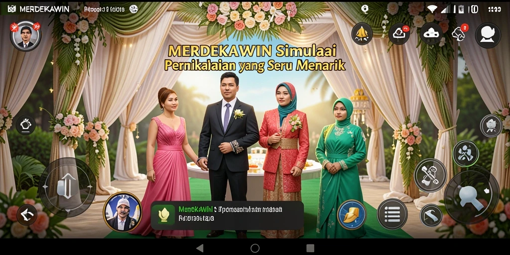 Tampilan gameplay seru di dalam MERDEKAWIN yang menggoda setiap pemain.