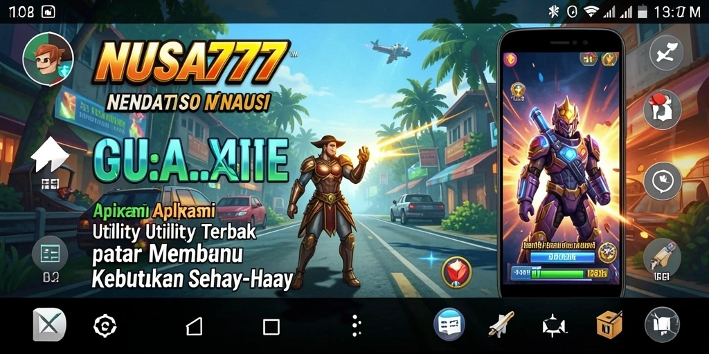 Tampilan antarmuka pengguna NUSA777 yang intuitif dan menarik.