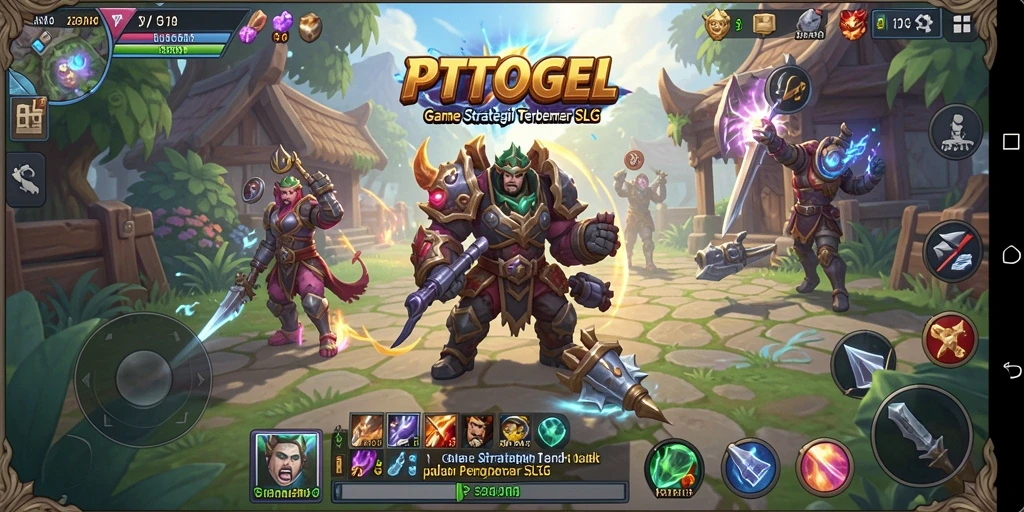 Screenshot yang menunjukkan gameplay seru di PTTOGEL.