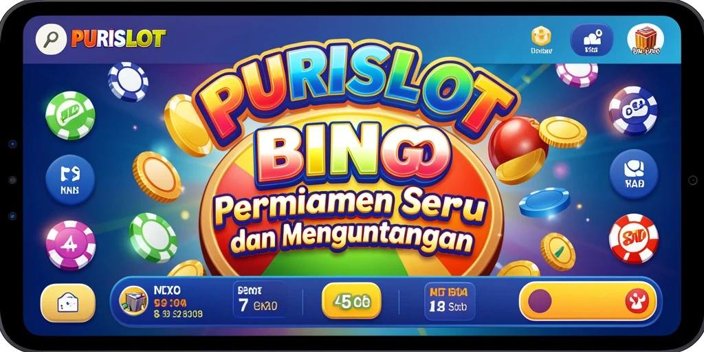 Tampilan gameplay seru dari PURISLOT yang menggugah semangat bermain Bingo.