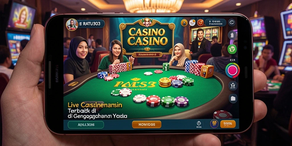 Gameplay Live Casino yang seru dan interaktif di RATU303.