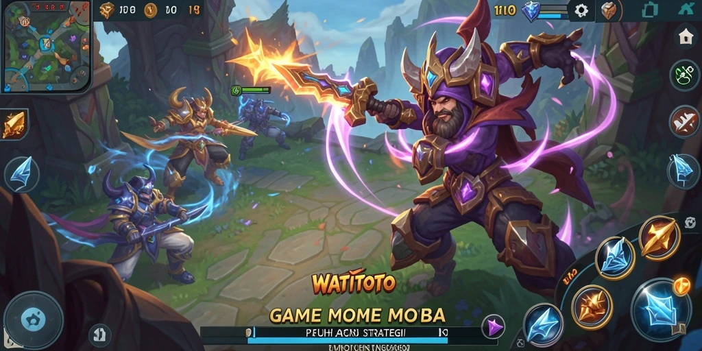 Tangkapan layar gameplay WATITOTO yang penuh aksi.